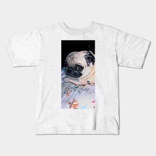 Miss Lexa Pug Dog Kids T-Shirt